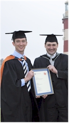 David Woodfield (left) with Alastair Revell